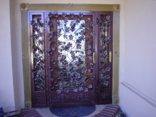 custom iron doors