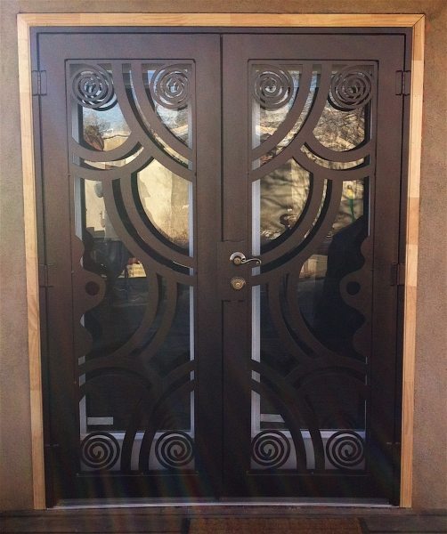 iron security doors